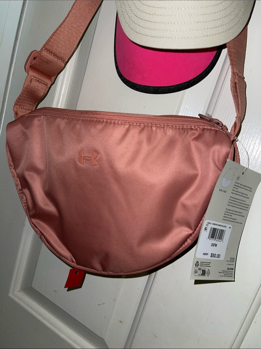 Under Armour Metallic Rose Crossbody Bag